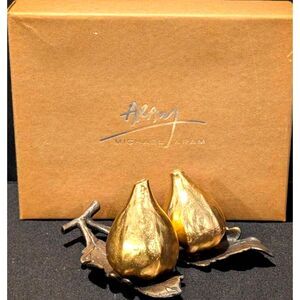 Michael Aram Fig Leaf Salt & Pepper Shakers Luxury design